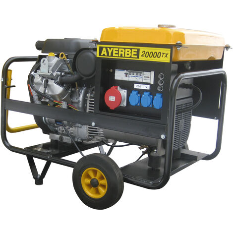AYERBE - 5417820 - Generador 20000 V TX - Trifásico con Arranque Eléctrico Motor Vanguard