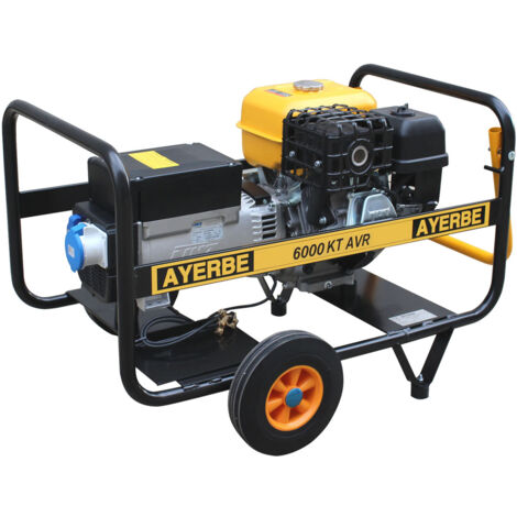 AYERBE - 5418070 - Groupe électrogène essence AY-6000 KT AVR 5600 W manuel