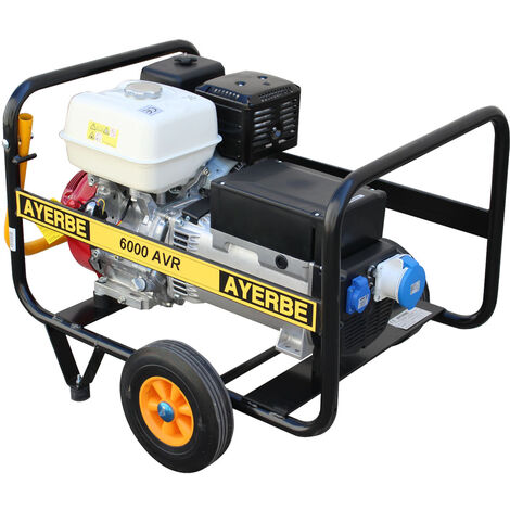 AYERBE - 5418095 - Générateur 6000 AVR avec démarrage électrique Moteur HONDA GX-390