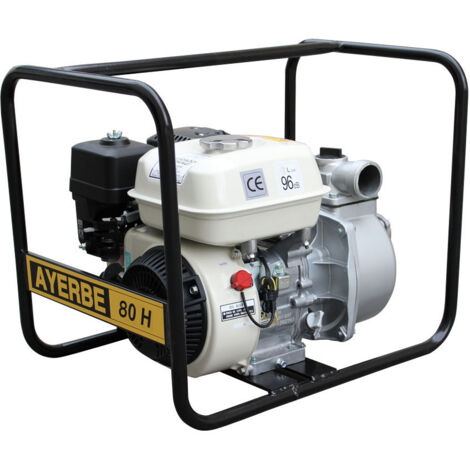 AYERBE - 5418140 - Motopompe AY-80 H moteur Honda GP160 5,5 HP 60 000 L/h 3 bar hauteur 20 m