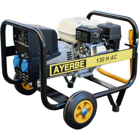 AYERBE - 5418200 - Groupe motosoudeur AY-130 CA moteur Honda GP160 2 800 W 220 V électrode 3,25 mm manuel
