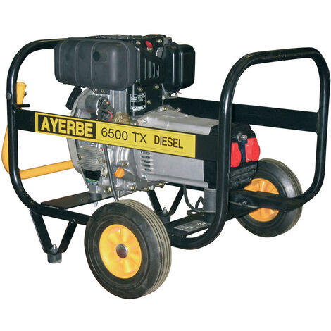 AYERBE - 5418450 - Générateur TX diesel 6500 avec démarrage électrique