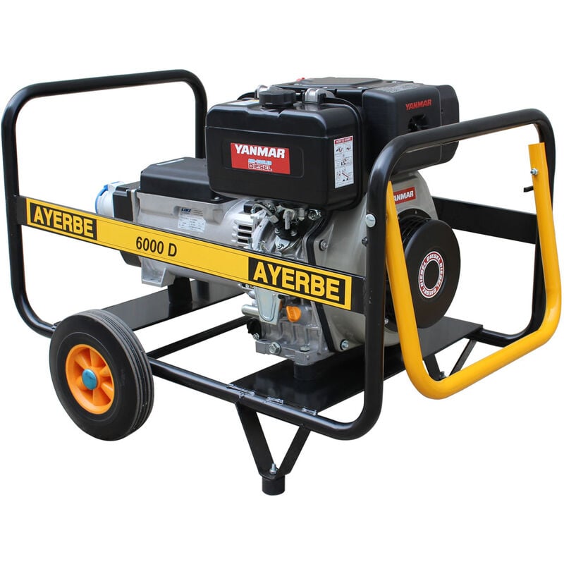 Ayerbe - 5418575 - Générateur 6000 d mn avr avec moteur yanmar à démarrage électrique