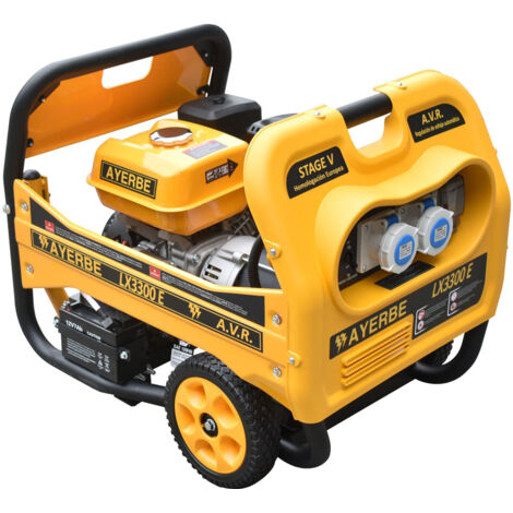 AYERBE - 5433020 - Générateur essence LX3300 Kiotsu 3 kW électrique démarrage pratique