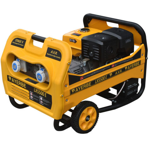 AYERBE - 5433040 - Générateur essence LX5500 Kiotsu 5 kW électrique avec AVR cuivre