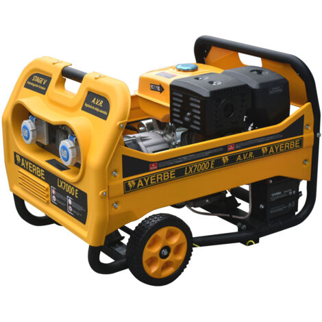 AYERBE - 5433060 - Générateur essence LX7000 Kiotsu 6,5 kW électrique pratique et fiable