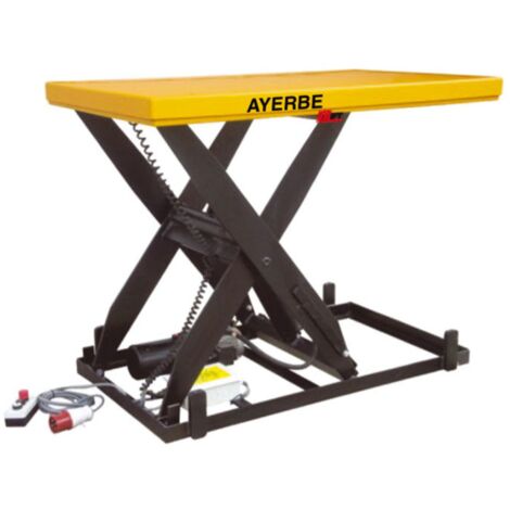 AYERBE - 580095 - Mesa electrohidráulica Plataforma. 1 Tn elevación eléctrica - AY-1100-EMH