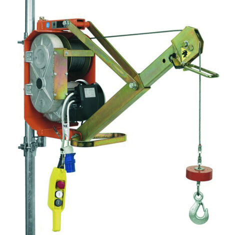 AYERBE - 580160 - Treuil électrique 300 kg 25 m 1450 W câble 5 mm