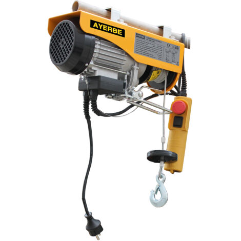 AYERBE - 580325 - Treuil AY 500/950, 500 kg à 12 m / 950 kg à 6 m, 1600 W, 230 V
