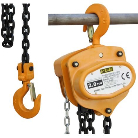 AYERBE - 580365 - Polipasto 2 Toneladas Profesional