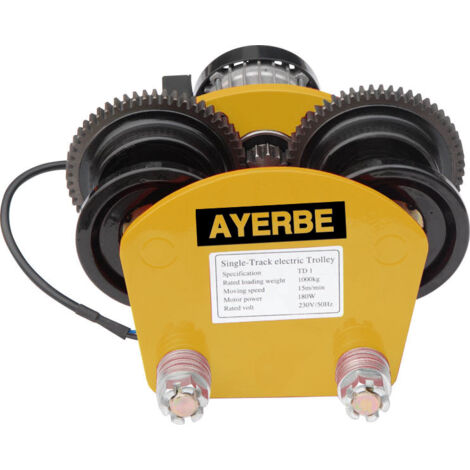 AYERBE - 580945 - Chariot de translation motorisé AY-950 CTA, 950 kg, 230 V