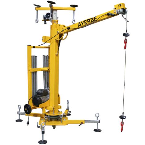 AYERBE - 582635 - Grua Portatil Capidad 180 Kg Elevación 60 Metros