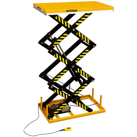 AYERBE - 584160 - Table électrohydraulique 0,8T/4M - CISEAUX DOUBLE AY-4020-EMH