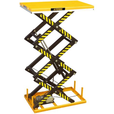 AYERBE - 584165 - Mesa Electrohidráulica 1T/3M - AY-1030-EMH TRIPLE TIJERA