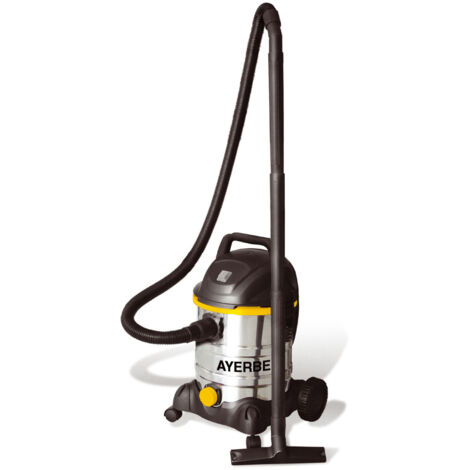 AYERBE - 587040 - Aspirateur inox 20 L, 1300 W, compact et puissant