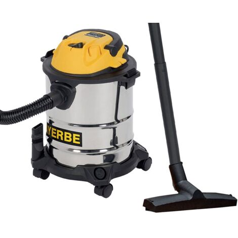 AYERBE - 587110 - Aspirador para Polvo y Agua Inoxidable de 15 Litros 1000 W