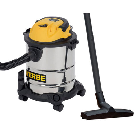 AYERBE - 587110 - Aspirateur eau et poussière 15 L 1000 W inox multifonction