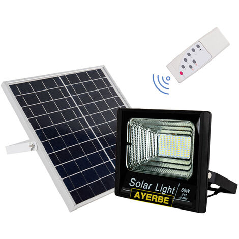 AYERBE - 620640 - Foco Solar 60 W Con Mando A Distancia