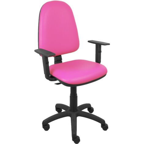 Ayna rosa Kunstleder Stuhl verstellbare Armlehnen