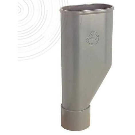 Ayor – Entonnoir d'évacuation double 40 mm – Sortie horizontale – Corps en ABS recyclé – Pour évacuation machine à laver - 4600S