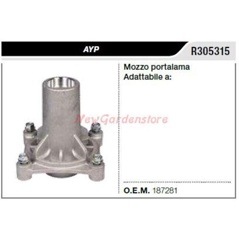AYP R305315 AYP tracteur de pelouse tondeuse tondeuse moyeu lame tondeuse