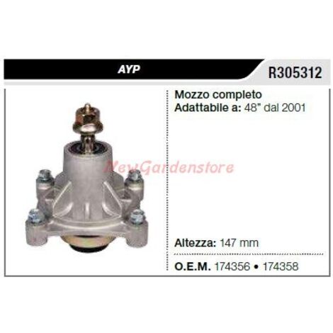 AYP Rasentraktor Mäher Rasenmäher 48" ab 2001 R305312