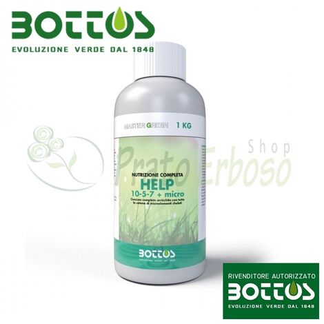 Ayuda 10-5-7 + micro - líquido Fertilizante para césped-1 kg