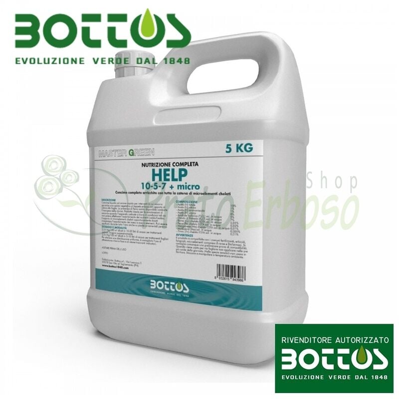 

Ayuda 10-5-7 + micro - líquido Fertilizante para el jardín de 5 kg