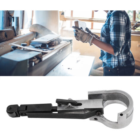 [Ayuda para desbarbar] Kit de conversión para lijadoras neumáticas de banda de 10 mm, fabricado en metal y ABS, adaptador para amoladoras angulares y acabado de pulido.