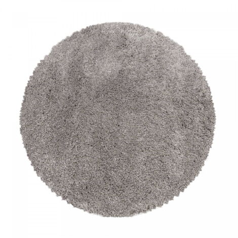 Ayyildiz  Tapis à poils longs Shaggy - Ultra doux et moelleux - Chambre à coucher - beige - 200x200 cm