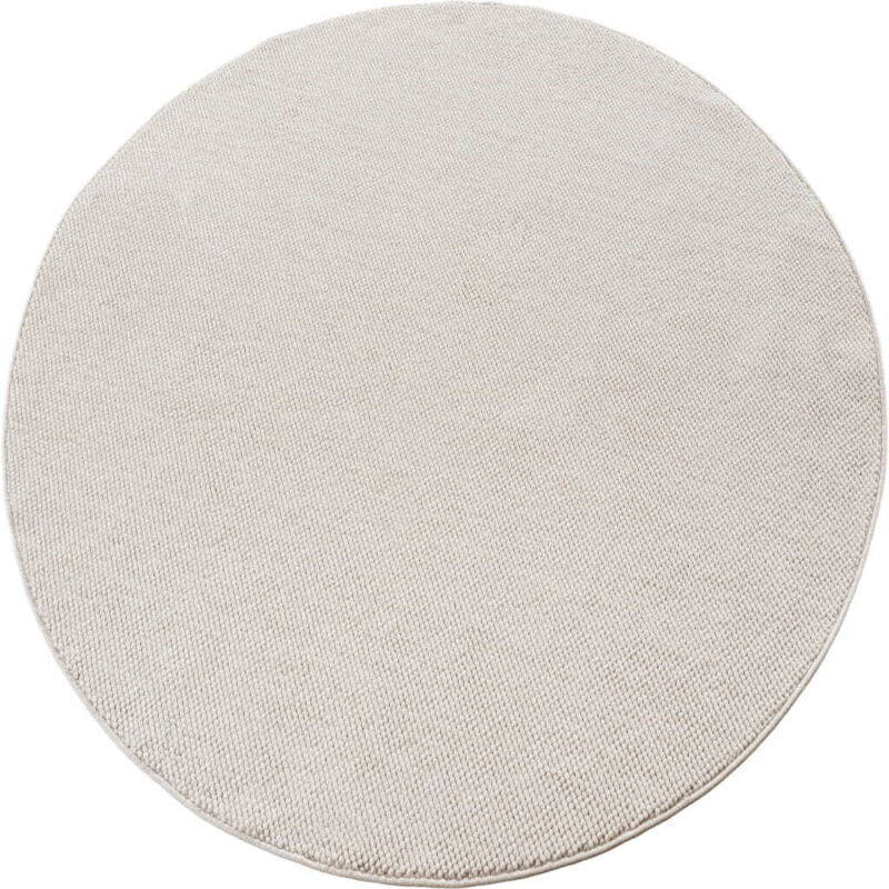 Ayyildiz Tapis Moderne - Structure 3D Cube - Motif Tressage - Salon Tapis Court - Creme - 80 cm x 80 cm