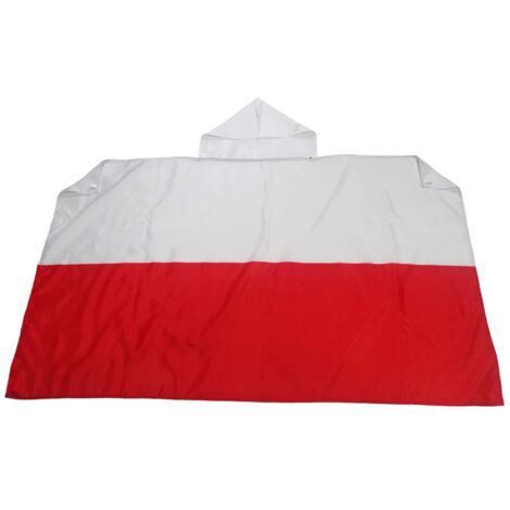 AZ FLAG Bandiera Polonia - Body Bandiera Polacca 90 x 150 cm per Tifosi con Maniche