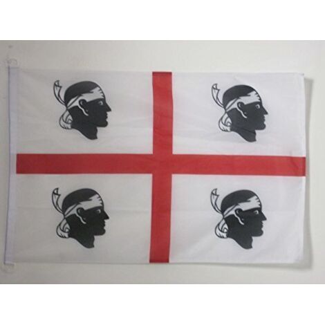 AZ FLAG Bandiera Sardegna 90x60cm per Esterno - Bandiera SARDA - Italia 60 x 90 cm
