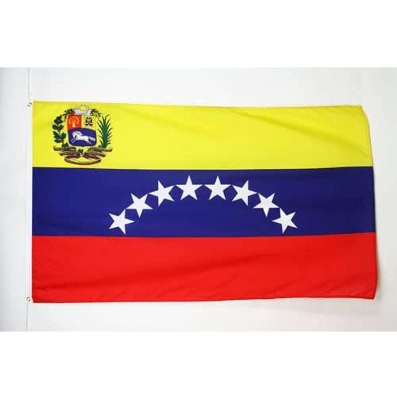 Image of BANDIERA VENEZUELA 150x90cm - GRAN BANDIERA VENEZUELANA 90 x 150 cm Poliestere leggero - Bandiere - AZ FLAG