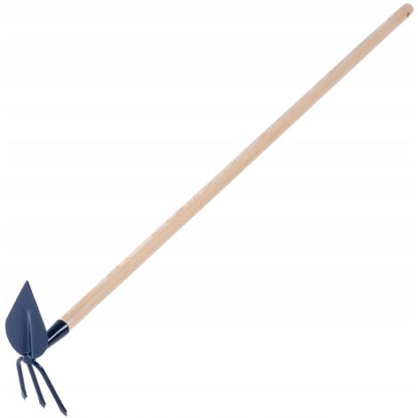Azada de jardín KADAX con tenedor, mango 125 cm