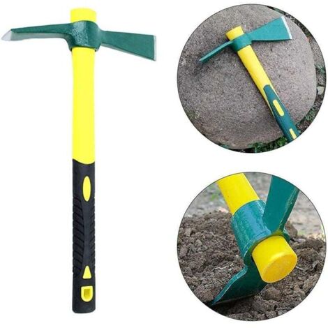 Azadas, mini picos, herramientas para jardinería, deshierbe, mini picos de acero, mango de fibra de vidrio, picos para árboles, herramientas agrícolas para jardinería