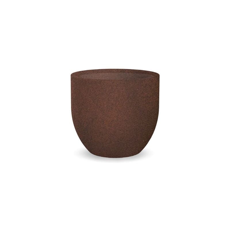 AZALEA 40 Jardinière Ronde d'Intérieur et d'Extérieur Pour Plantes et Fleurs Très Résistante au Temps. Fabriqué en polyéthylène en Espagne - Bronze