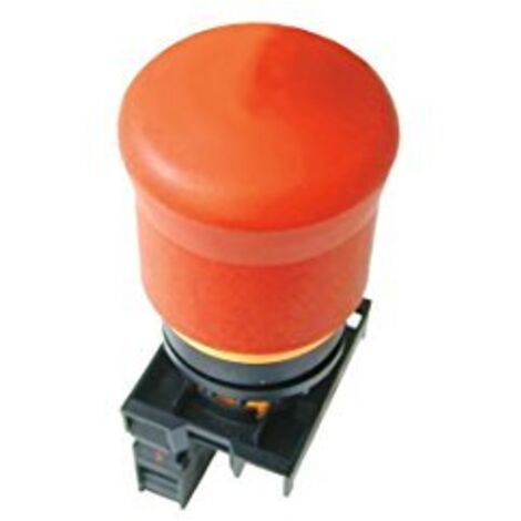 Azionamento M22-PV/K11, pulsante di sicurezza 1Z1R, piatto