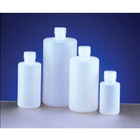Azlon Bottle Round, HDPE, Narrow Neck 100ML (Pk-10)