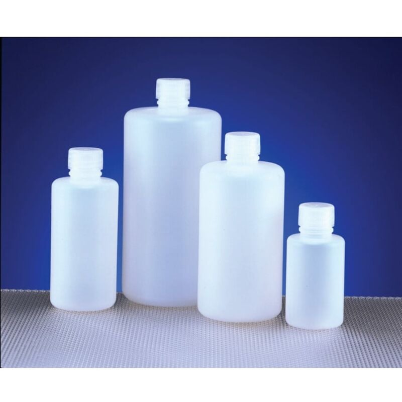 Bottle Round, hdpe, Narrow Neck 500ML (Pk-10) - Azlon