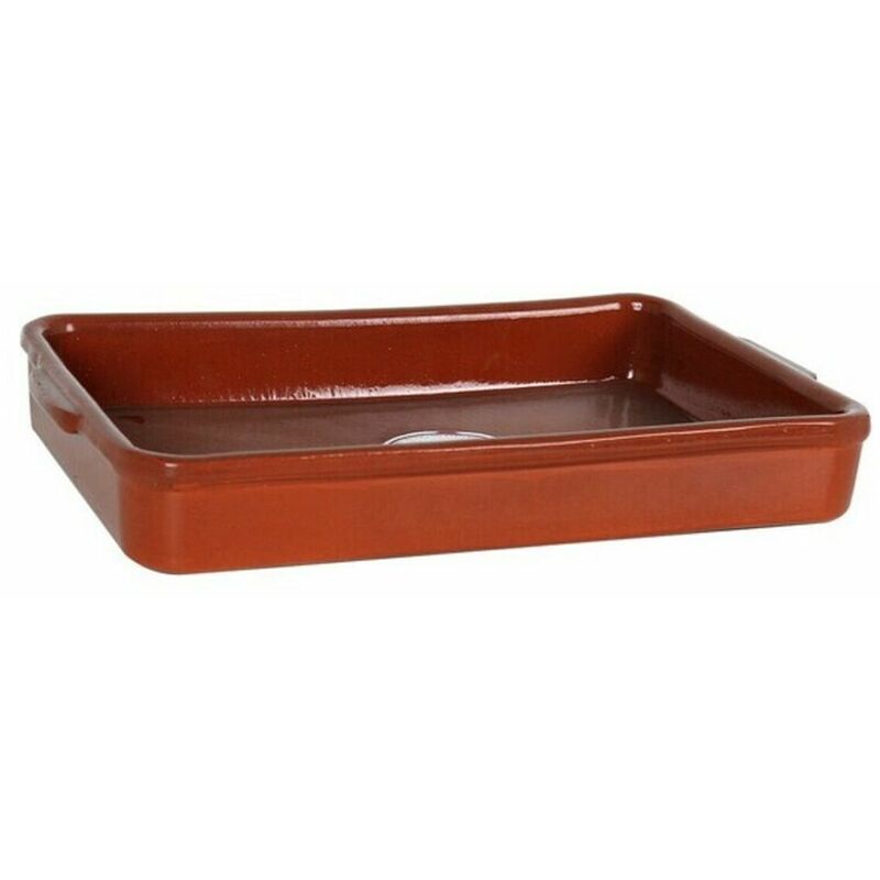 

Fuente de Cocina Rectangular Marrón (27 x 17 x 4 cm) - Azofra