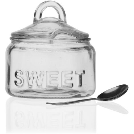 ROGAL SET AZUCARERO Y CUCHARA CRISTAL 540ML - EHLIS