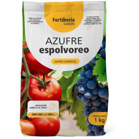 Azufre Espolvoreo Abono CE, Aplicación Directa a la Planta,