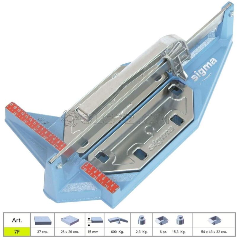 

AZULEJO CORTADOR 7F PROFESIONAL CORTADORA BALDOSAS 37 CM SERIE DIAGONALE - Sigma