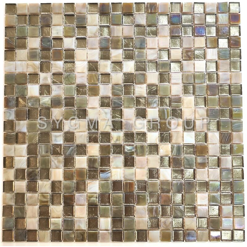 

Sygma Group - Malla azulejos de mosaico de vidrio para el suelo o la pared Allevar