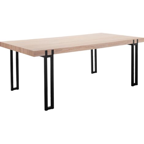 Azuma-Table de salle à manger 200x100 cm en chêne