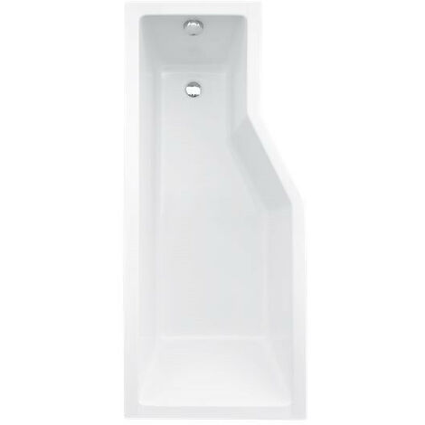 Azura Home Design – Baignoire asymétrique 170 cm gauche – Acrylique renforcé – Installation facile avec pieds réglables – Volume 190 L - II 150 OU