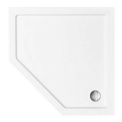 Azura Home Design – Receveur de douche à poser 90 x 90 cm – Acrylique léger et résistant aux rayures – Épaisseur 30 mm – Installation angle droit ou gauche - KEMI 90 X