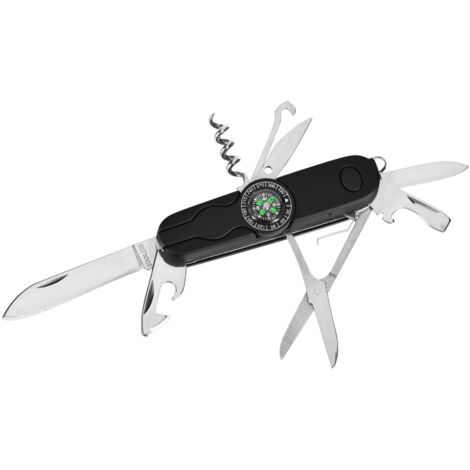 Azymut Navaja Multiusos HK20017-8BL Negro Plateado