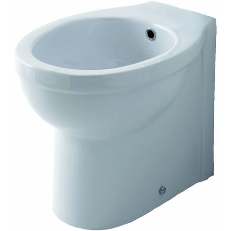 Azzurra - Bidet Filo Parete Porcellana Bianco - Serie: Cult